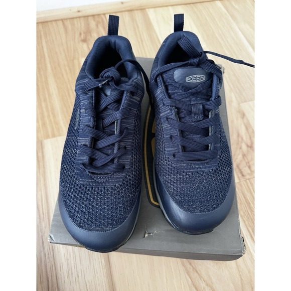 KEEN Utility Sparta Women's Athletic Aluminum Safety Toe Work Shoe 7.5W In Navy - Picture 12 of 15